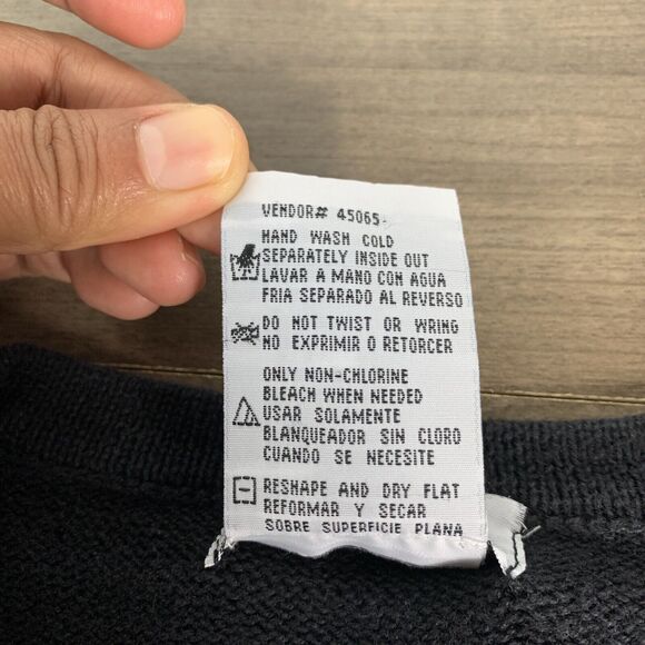 Ugly Sweater Holiday Cardigan Small Womens Black Embroidered -Vintage BP Design - Picture 8 of 8